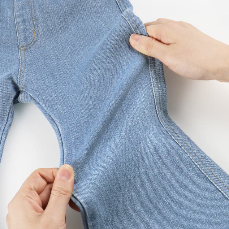 裾フリンジフレアデニムパンツ | ブランシェス | 詳細画像10 