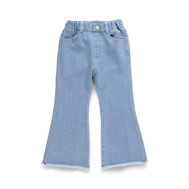 裾フリンジフレアデニムパンツ | ブランシェス | 詳細画像2 