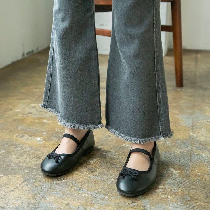 裾フリンジフレアデニムパンツ | ブランシェス | 詳細画像28 