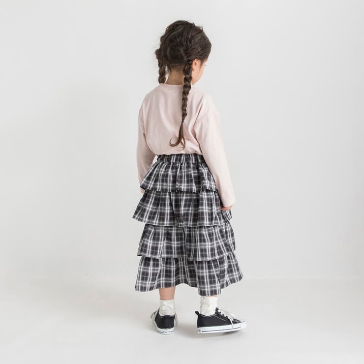 チェックティアードロングスカート | ブランシェス | 詳細画像16 