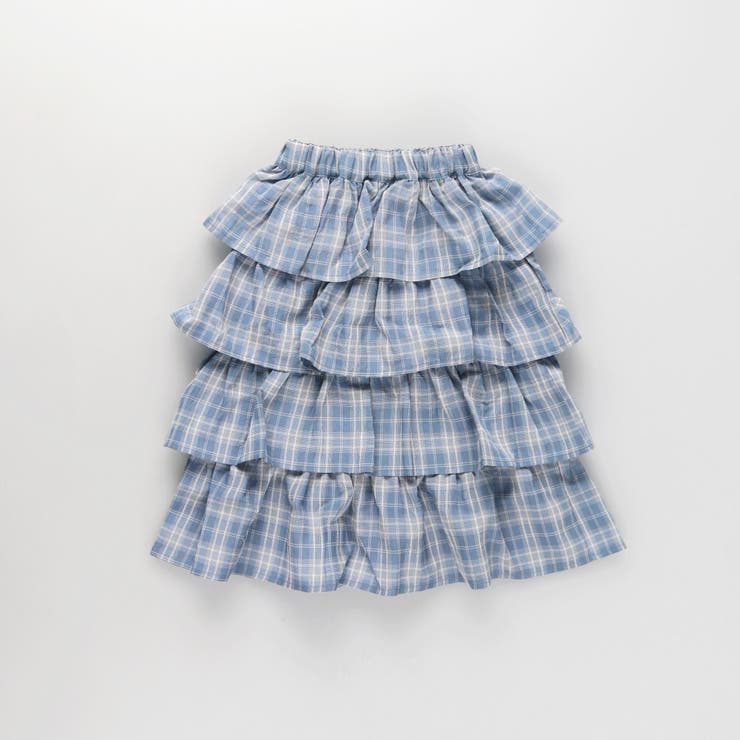 チェックティアードロングスカート | ブランシェス | 詳細画像2 