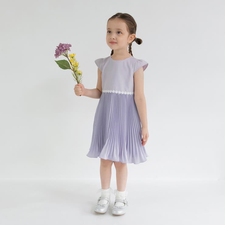 裾プリーツ ワンピース 入園 | ブランシェス | 詳細画像3 