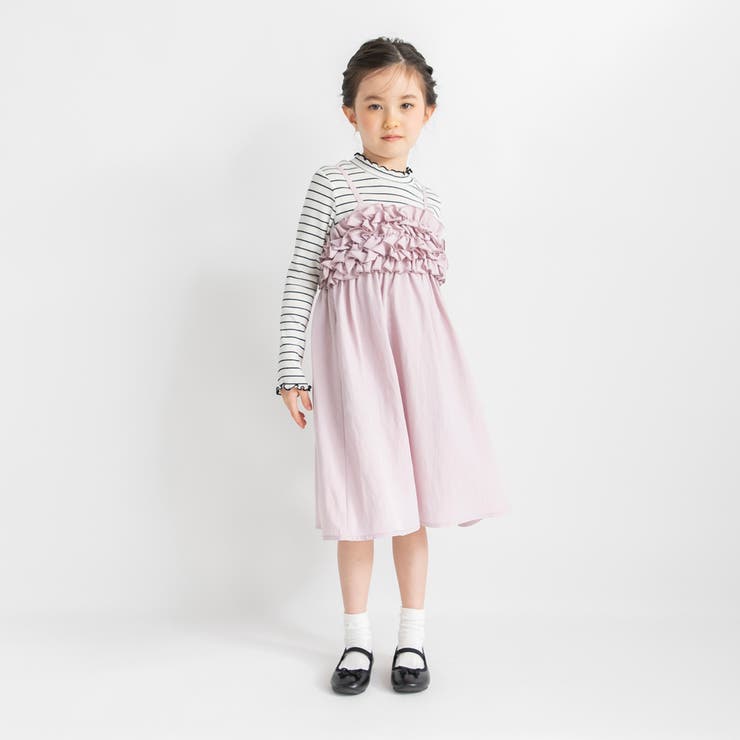 【プチレディ/おそろい】胸フリルキャミワンピース | ブランシェス | 詳細画像13 