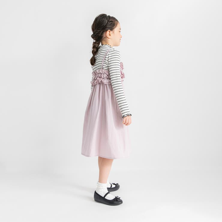 【プチレディ/おそろい】胸フリルキャミワンピース | ブランシェス | 詳細画像16 