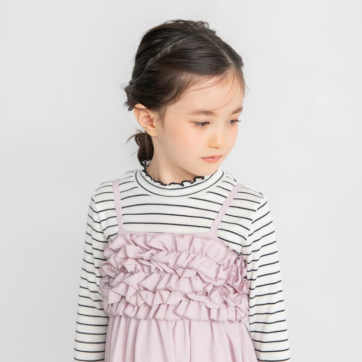 【プチレディ/おそろい】胸フリルキャミワンピース | ブランシェス | 詳細画像18 