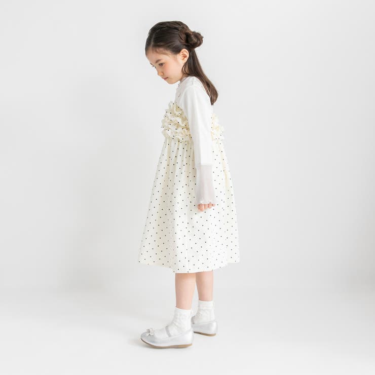 【プチレディ/おそろい】胸フリルキャミワンピース | ブランシェス | 詳細画像5 