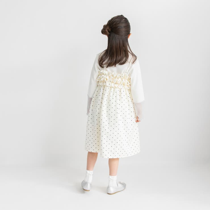 【プチレディ/おそろい】胸フリルキャミワンピース | ブランシェス | 詳細画像6 