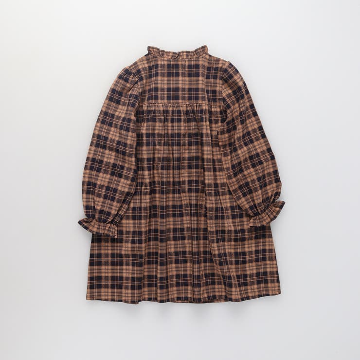 チェック柄胸切替ワンピース | ブランシェス | 詳細画像12 