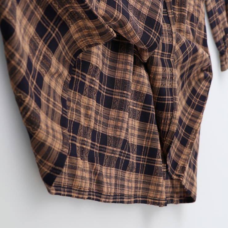 チェック柄胸切替ワンピース | ブランシェス | 詳細画像15 