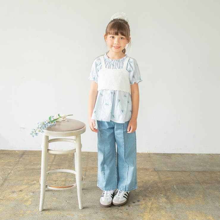ニットビスチェ/キッズ/女の子/男の子/150cm/小花柄/ペア/リンクコーデ | ブランシェス | 詳細画像6 