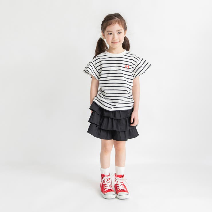 【ブランシェスmini】袖フリル半袖Tシャツ/キッズ/女の子/ボーダー | ブランシェス | 詳細画像28 