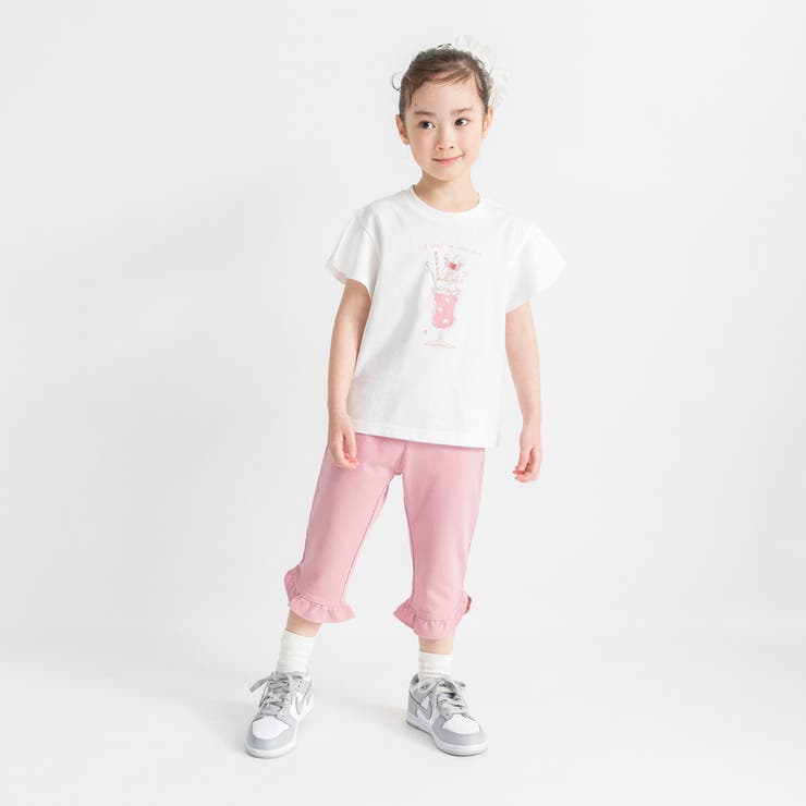 【ブランシェスmini】袖フリル半袖Tシャツ/キッズ/女の子/ボーダー | ブランシェス | 詳細画像3 