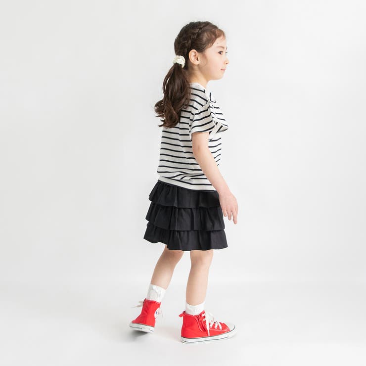 【ブランシェスmini】袖フリル半袖Tシャツ/キッズ/女の子/ボーダー | ブランシェス | 詳細画像31 