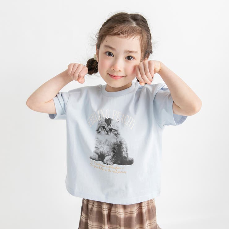 サックス | 【プチプラ】アソート半袖Tシャツ/150cm/キッズ/女の子/男の子 | ブランシェス