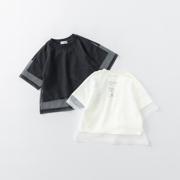 チュールドッキング半袖Tシャツ | ブランシェス | 詳細画像14 