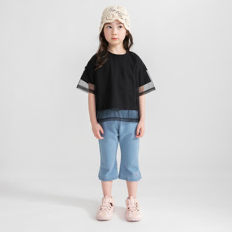 チュールドッキング半袖Tシャツ | ブランシェス | 詳細画像17 