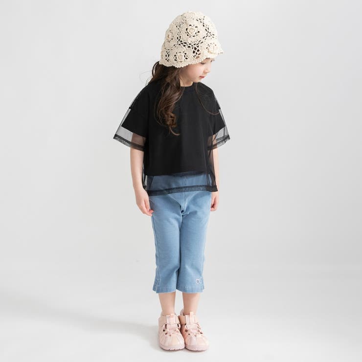 チュールドッキング半袖Tシャツ | ブランシェス | 詳細画像18 