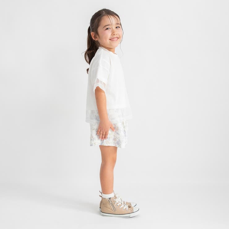 チュールドッキング半袖Tシャツ | ブランシェス | 詳細画像5 