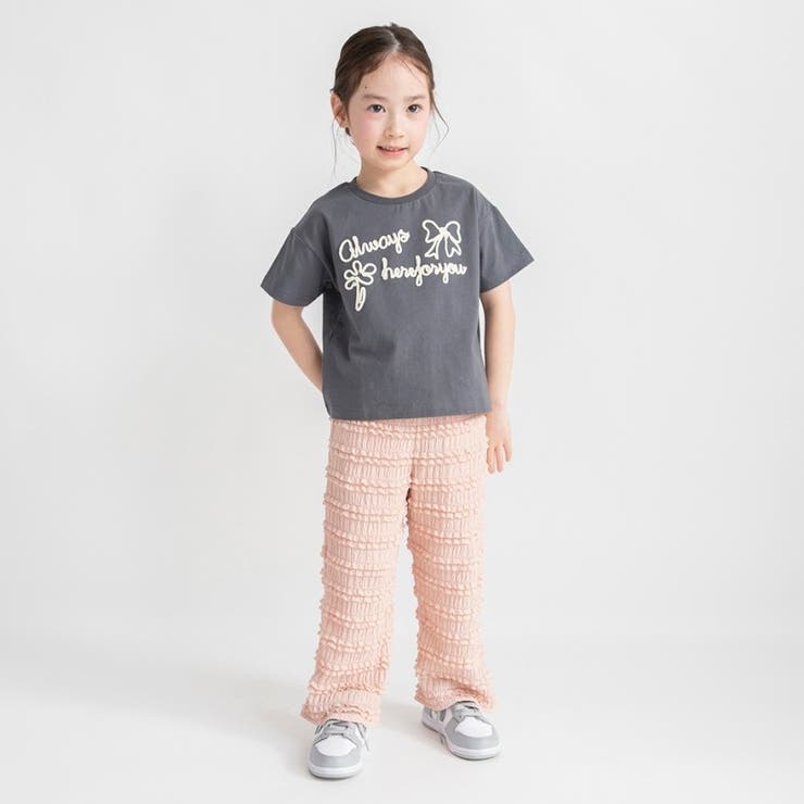 コード刺しゅう半袖Tシャツ | ブランシェス | 詳細画像22 