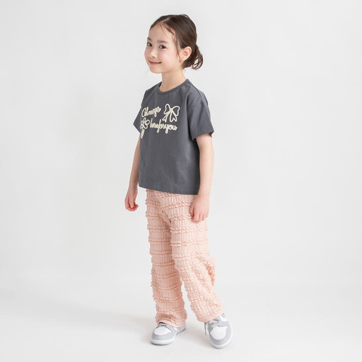 コード刺しゅう半袖Tシャツ | ブランシェス | 詳細画像23 