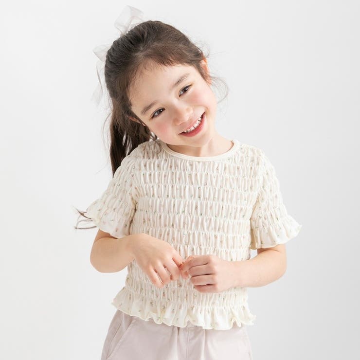 スモッキング半袖Tシャツ | ブランシェス | 詳細画像19 