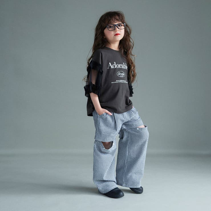 【WEB限定】チュール切り替え半袖Tシャツ | ブランシェス | 詳細画像15 