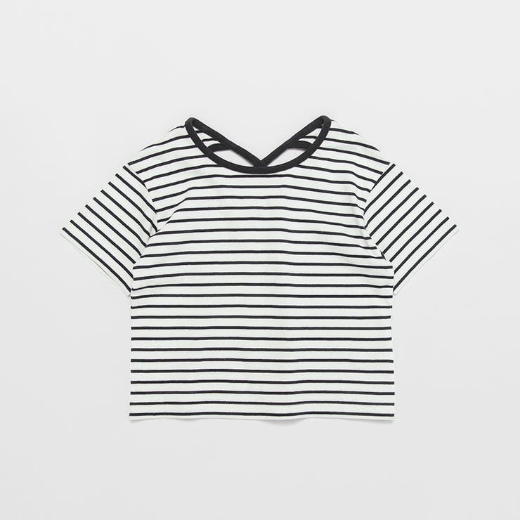 ボーダー | バックハート半袖Tシャツ | ブランシェス