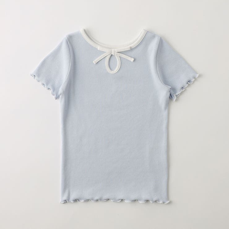【吸水速乾】リボン付きテレコ半袖Tシャツ | ブランシェス | 詳細画像12 