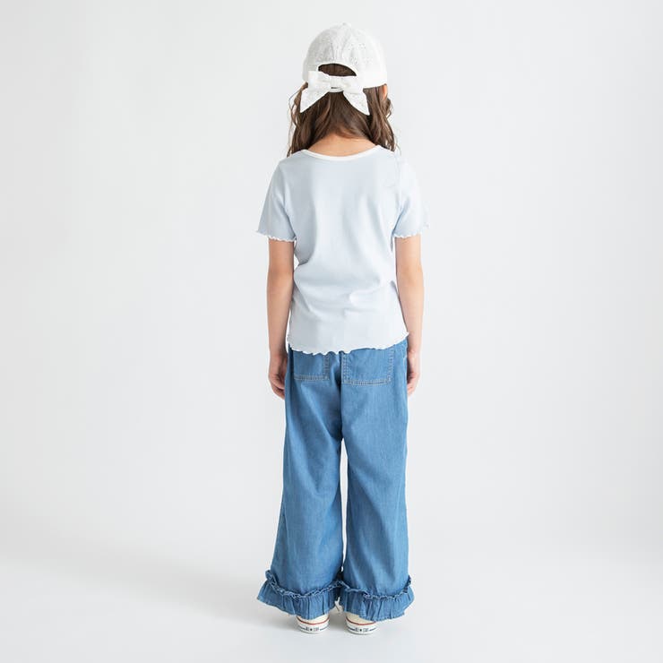 【吸水速乾】リボン付きテレコ半袖Tシャツ | ブランシェス | 詳細画像15 
