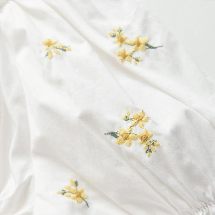 【おそろい】花刺しゅうブラウス キッズ 女の子 | ブランシェス | 詳細画像8 