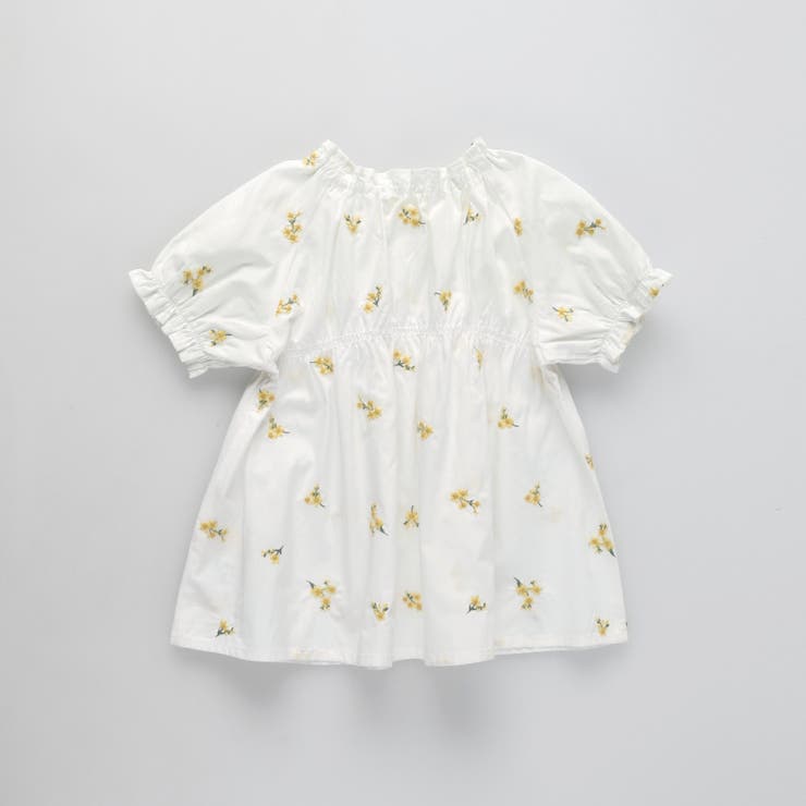 【おそろい】花刺しゅうブラウス キッズ 女の子 | ブランシェス | 詳細画像9 