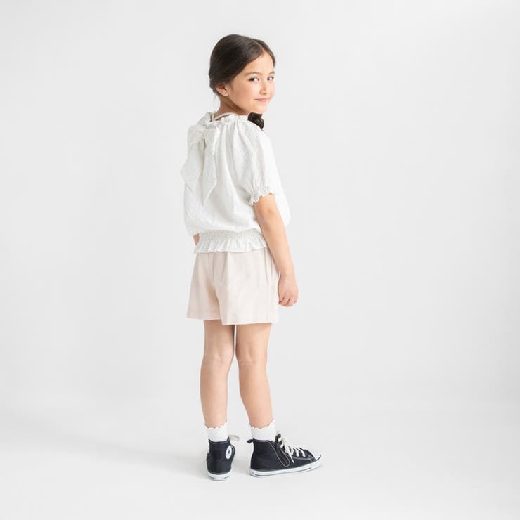 【プチレディ】シルバードット後ろリボントップス | ブランシェス | 詳細画像5 