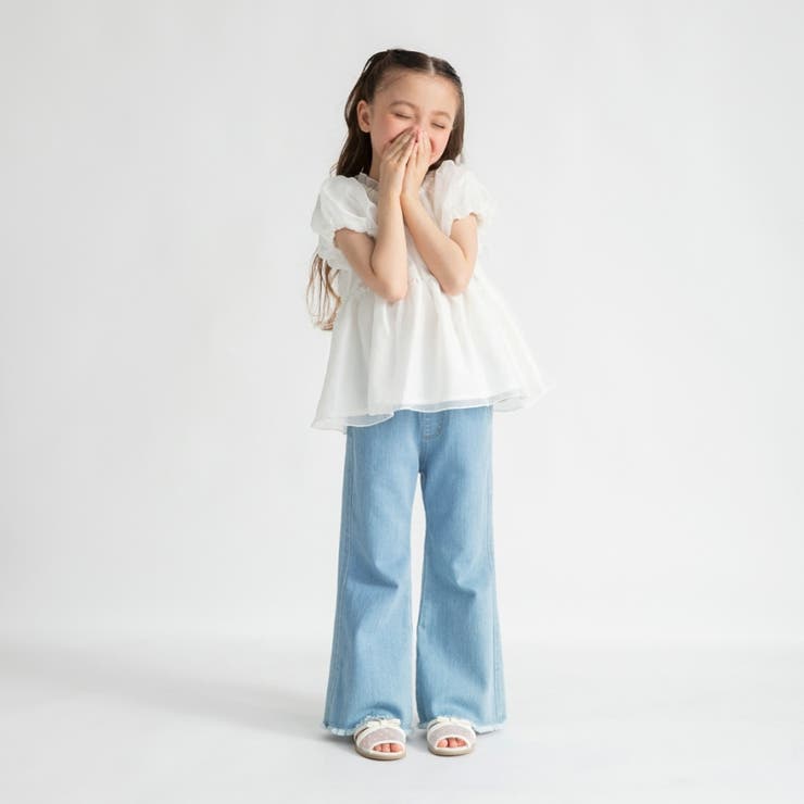 【プチレディ】オーガンジーパフスリーブトップス | ブランシェス | 詳細画像22 