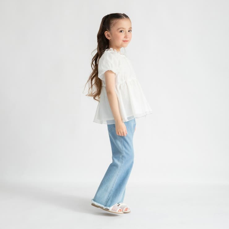 【プチレディ】オーガンジーパフスリーブトップス | ブランシェス | 詳細画像23 