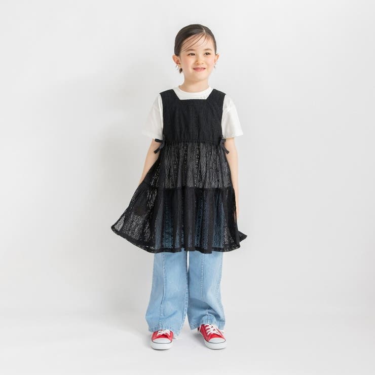 レースロングジレ＆Tシャツセット | ブランシェス | 詳細画像15 