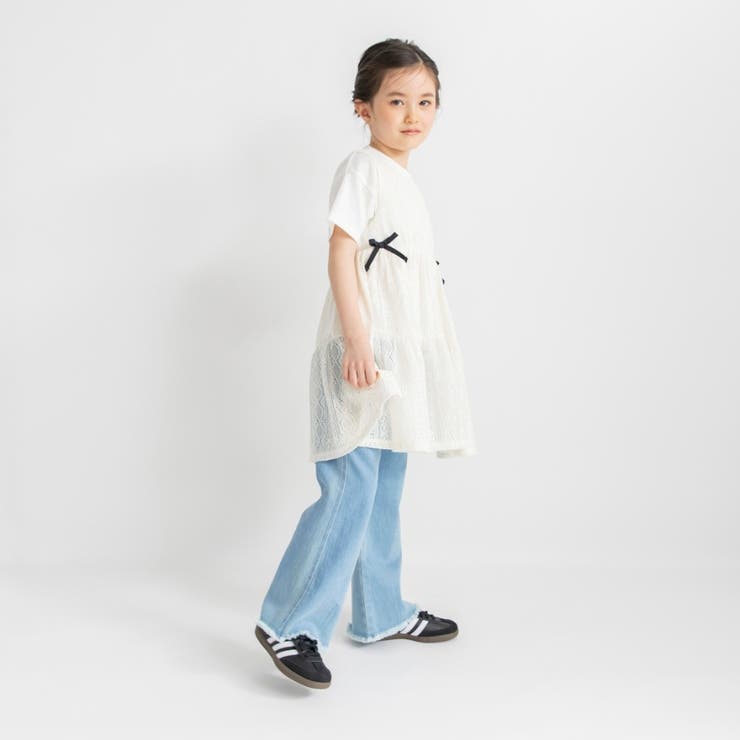 レースロングジレ＆Tシャツセット | ブランシェス | 詳細画像7 