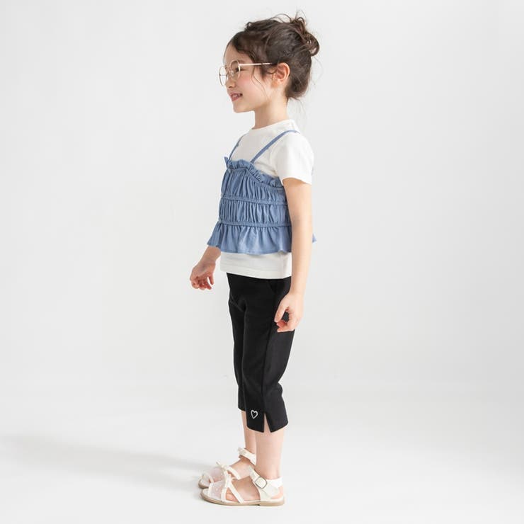 前開き風キャミソール＆Tシャツセット | ブランシェス | 詳細画像5 