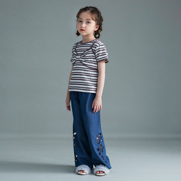 【WEB限定】リボンビスチェトップスセット | ブランシェス | 詳細画像4 