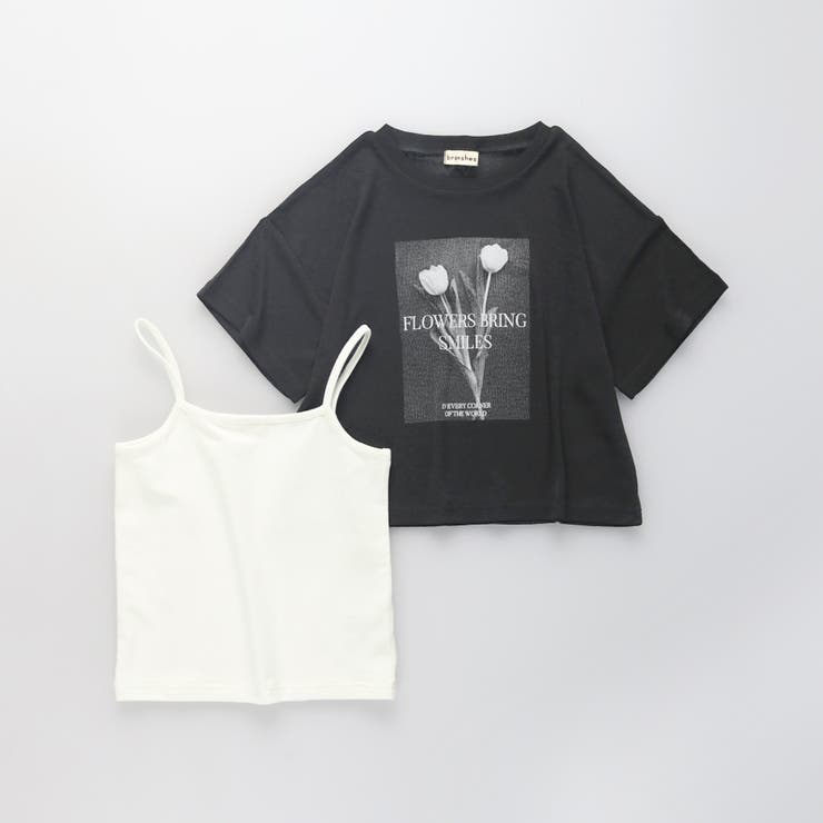 【WEB限定】シアー半袖Tシャツトップスセット | ブランシェス | 詳細画像17 