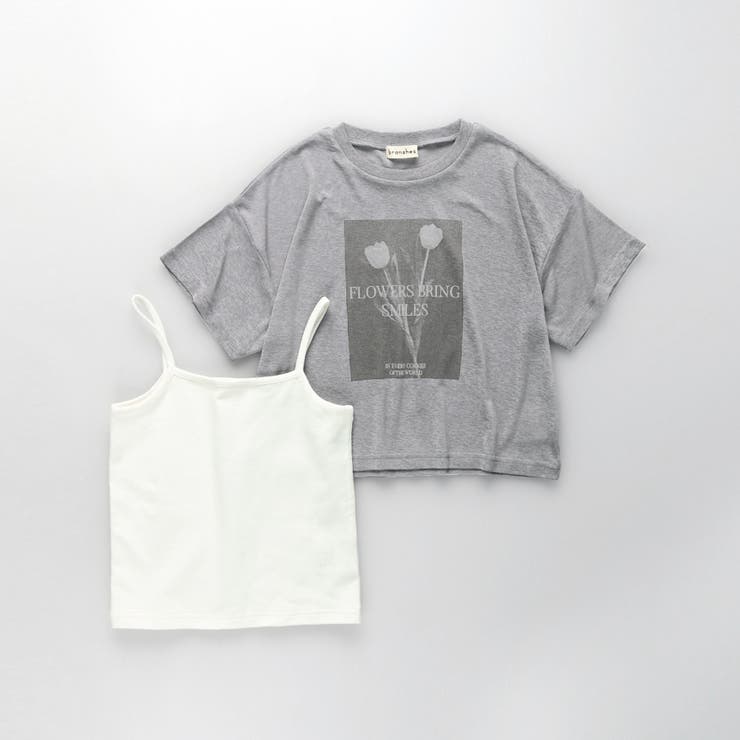 【WEB限定】シアー半袖Tシャツトップスセット | ブランシェス | 詳細画像2 