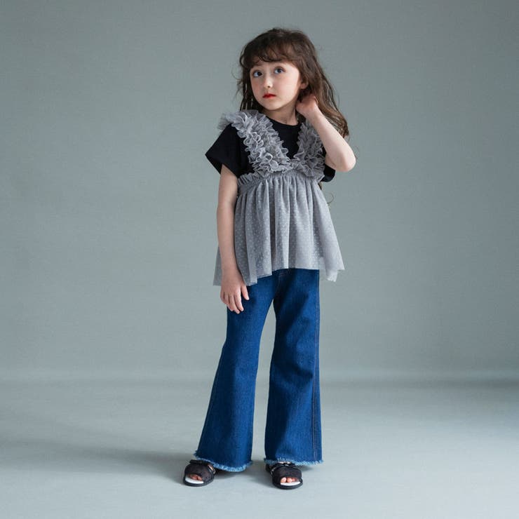 【WEB限定】チュールチュニックトップスセット | ブランシェス | 詳細画像17 