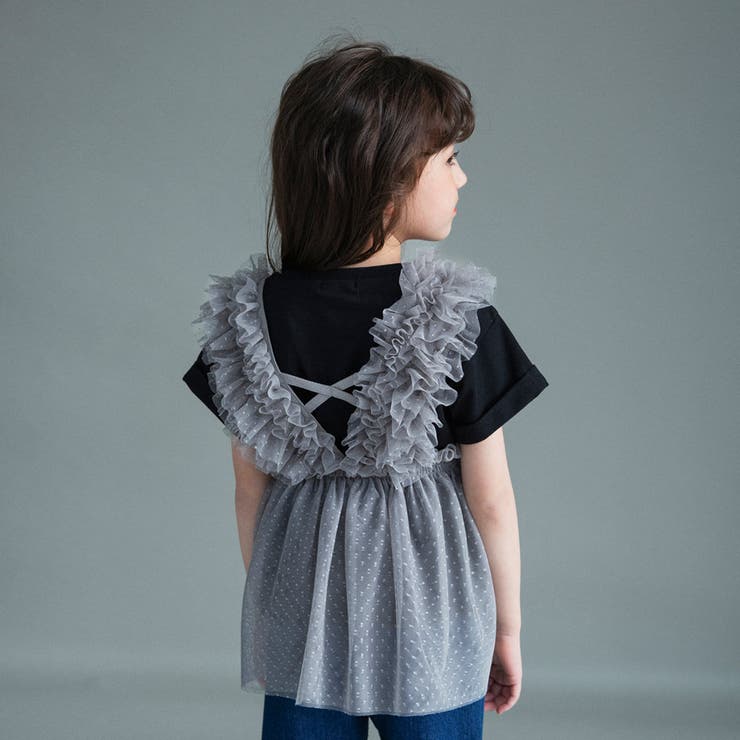 【WEB限定】チュールチュニックトップスセット | ブランシェス | 詳細画像18 