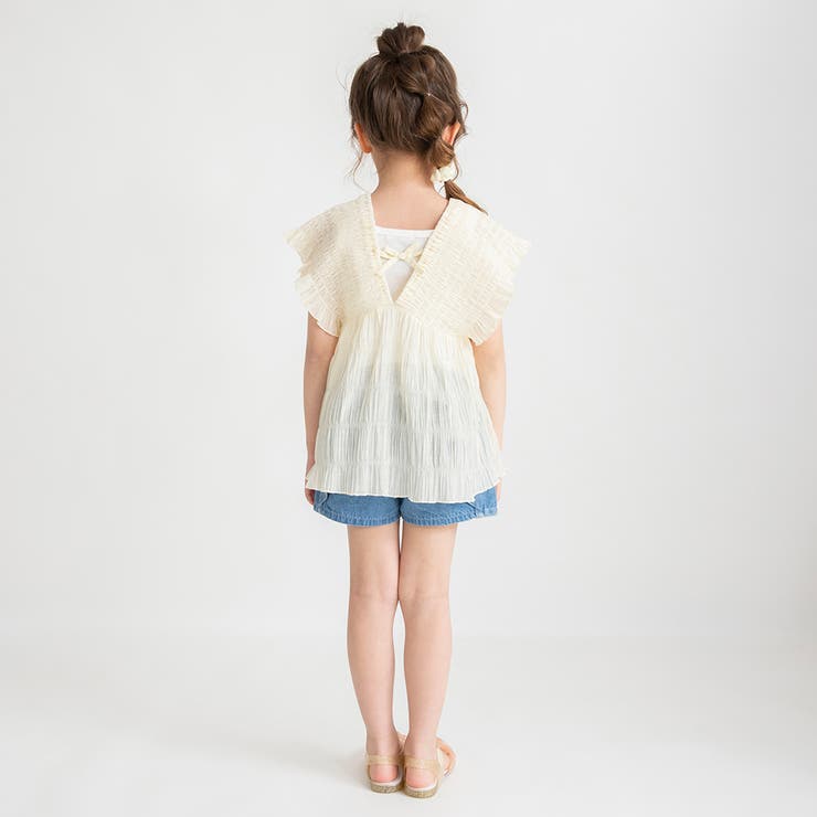 インナー付きシャーリングチュニック | ブランシェス | 詳細画像5 