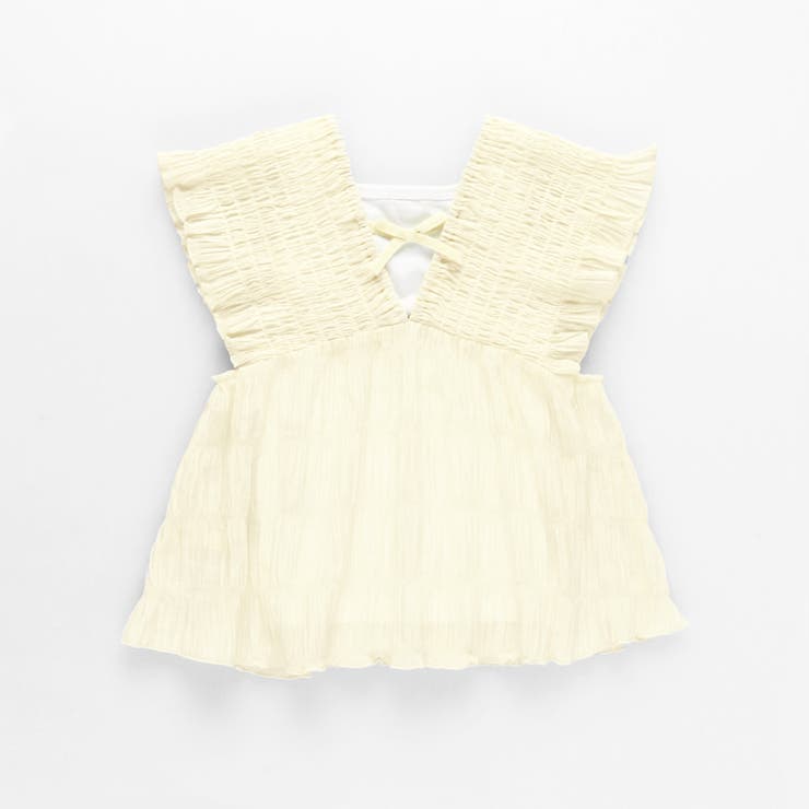 インナー付きシャーリングチュニック | ブランシェス | 詳細画像8 