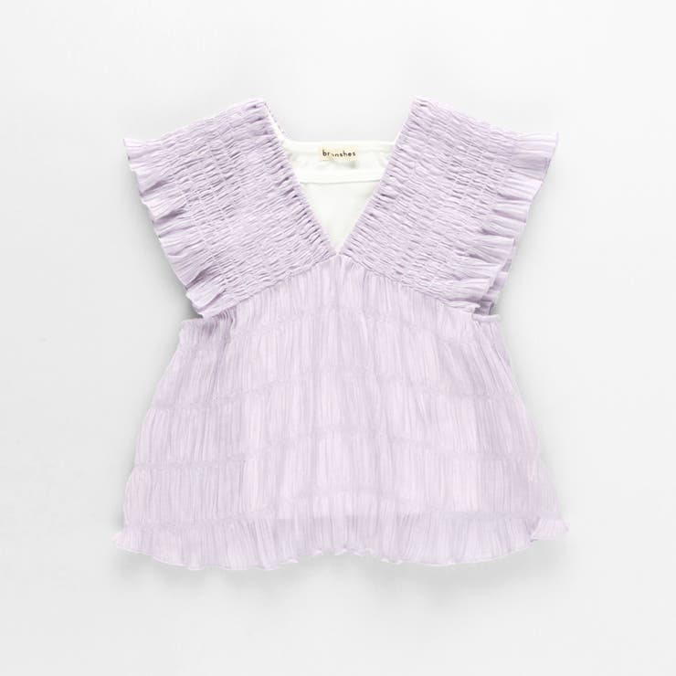 インナー付きシャーリングチュニック | ブランシェス | 詳細画像9 