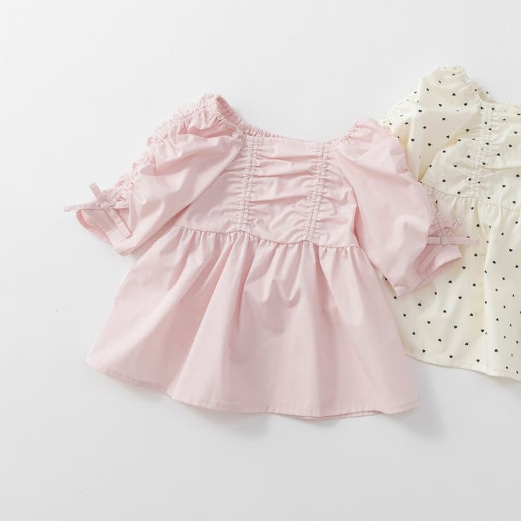 【プチレディ/おそろい】シャーリングリボンチュニック | ブランシェス | 詳細画像12 