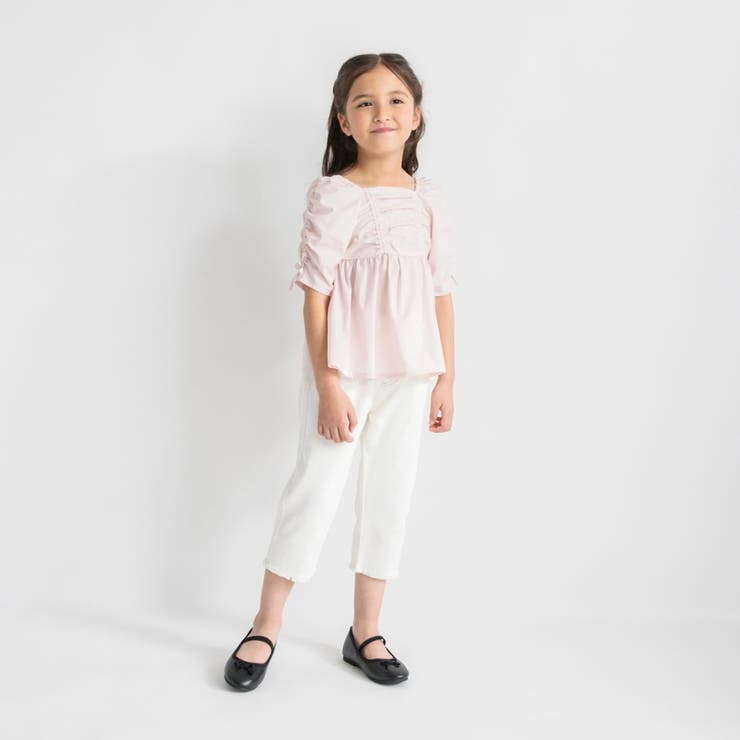 【プチレディ/おそろい】シャーリングリボンチュニック | ブランシェス | 詳細画像13 