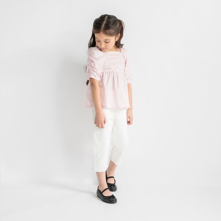 【プチレディ/おそろい】シャーリングリボンチュニック | ブランシェス | 詳細画像14 