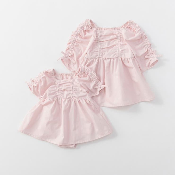 【プチレディ/おそろい】シャーリングリボンチュニック | ブランシェス | 詳細画像19 