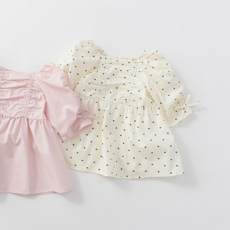 【プチレディ/おそろい】シャーリングリボンチュニック | ブランシェス | 詳細画像2 